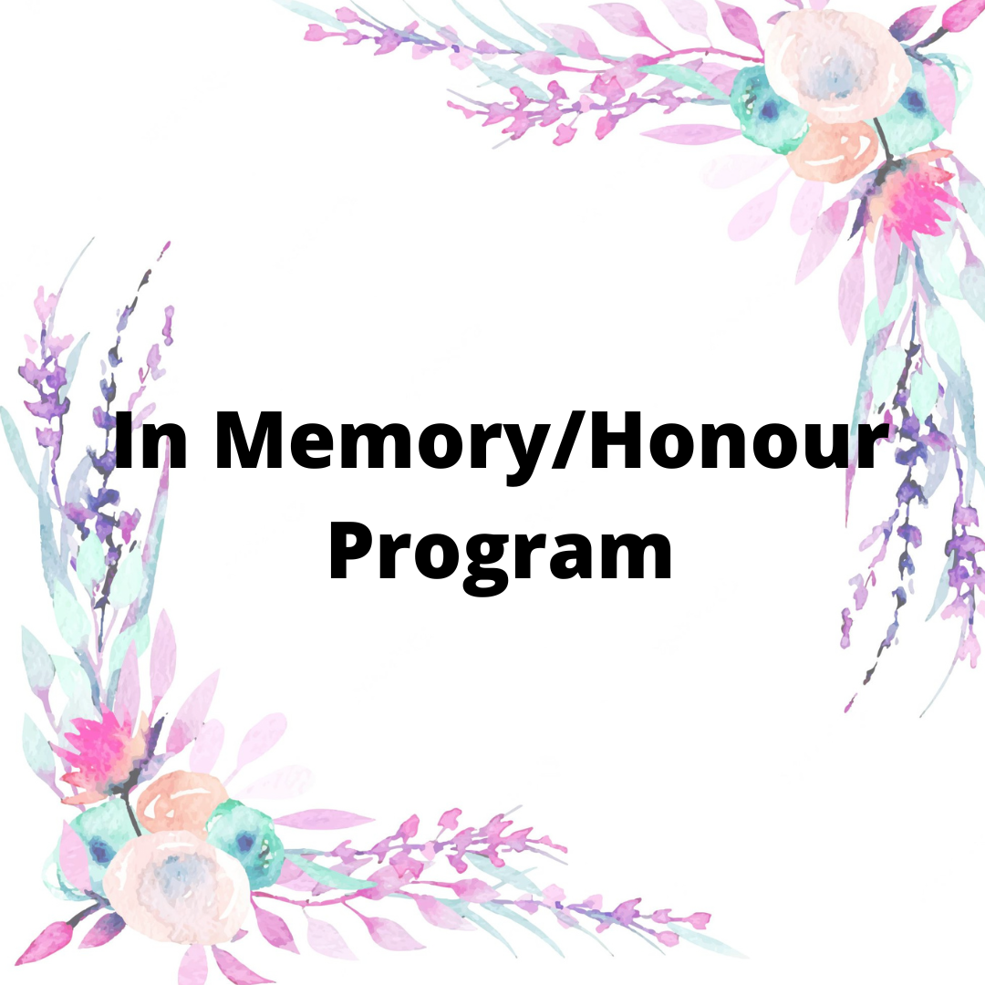 In Memory/Honour Program