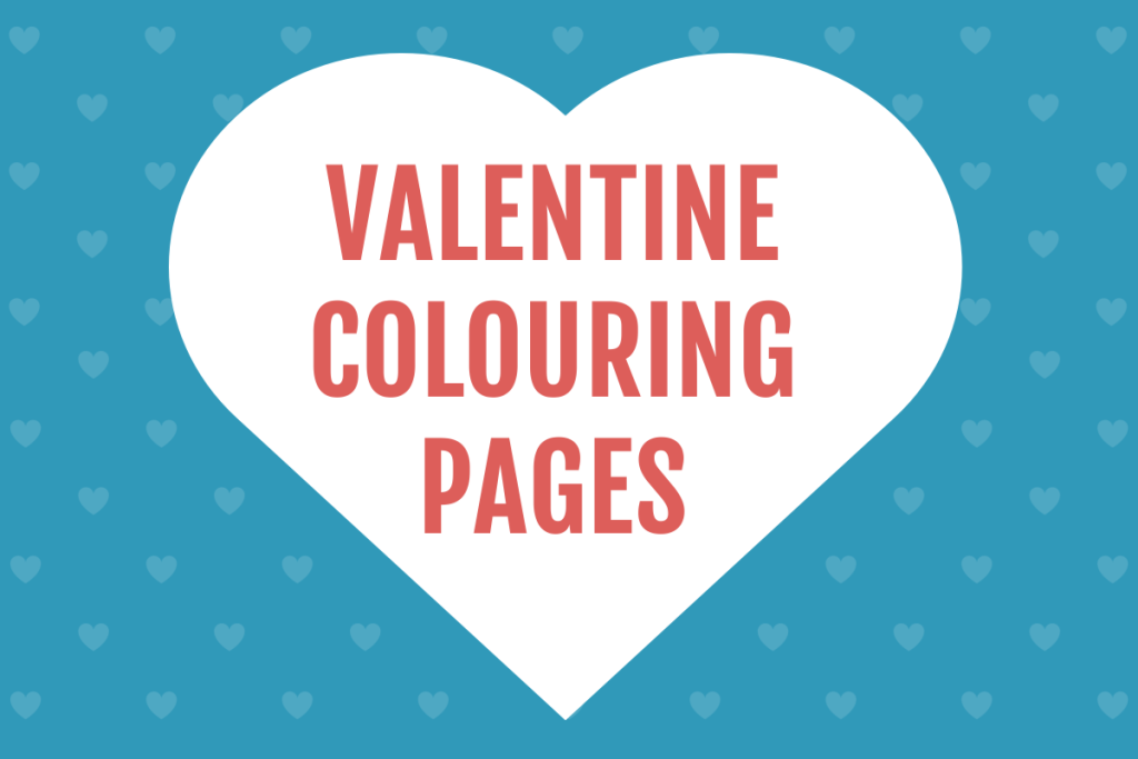 Valentine Colouring Pages